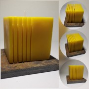 Cube strié jaune