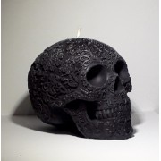 Crâne mexicain noir