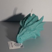 Tête de dragon turquoise